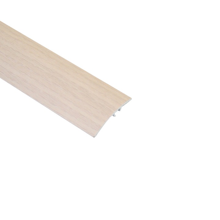 LPF407.311-Trecere LINECO din aluminiu folio latime 39mm, crem lemnos, 2,7 m