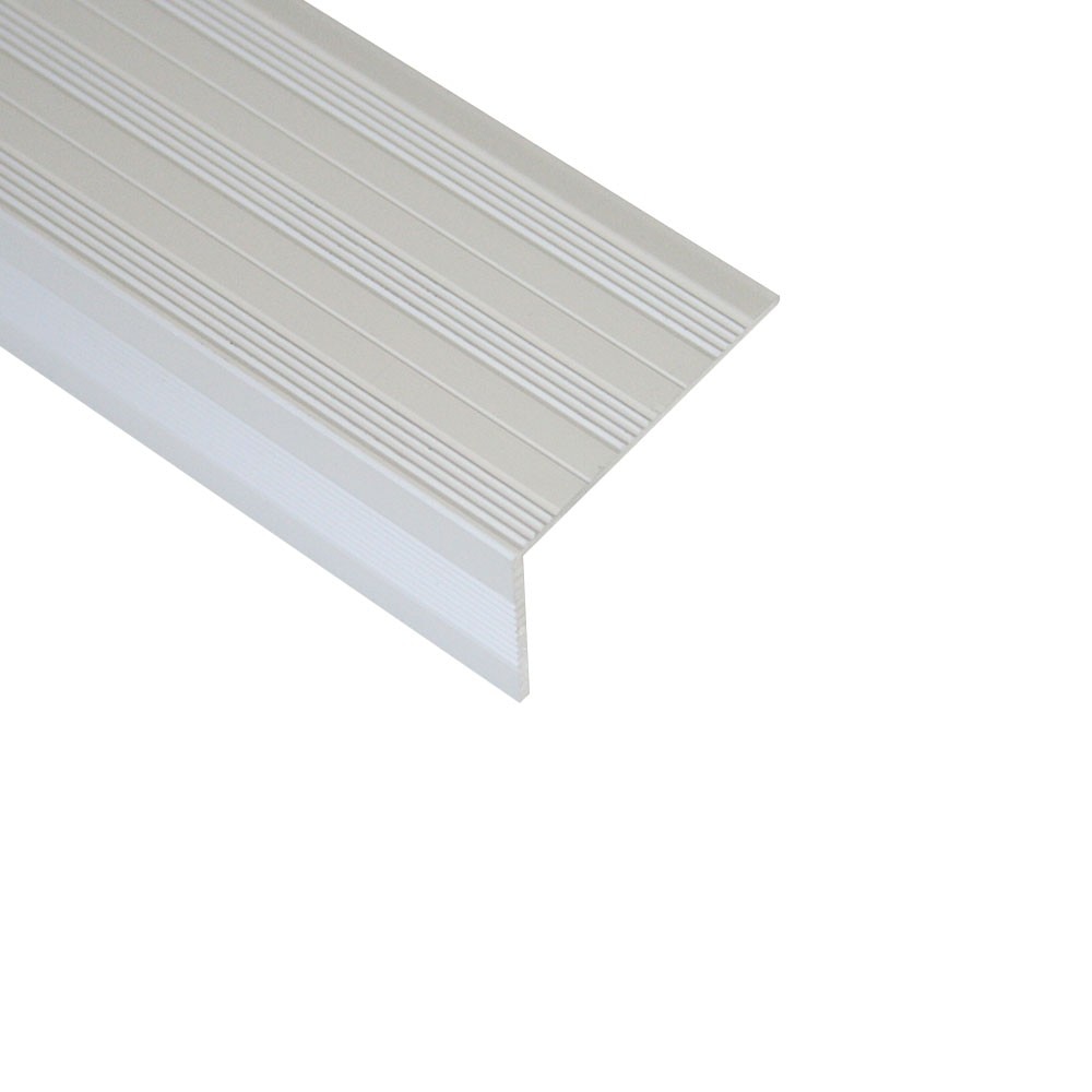 Protectie treapta Prolux din eloxALUM20, 41x25 mm, 2.7 m, Argintiu satinat