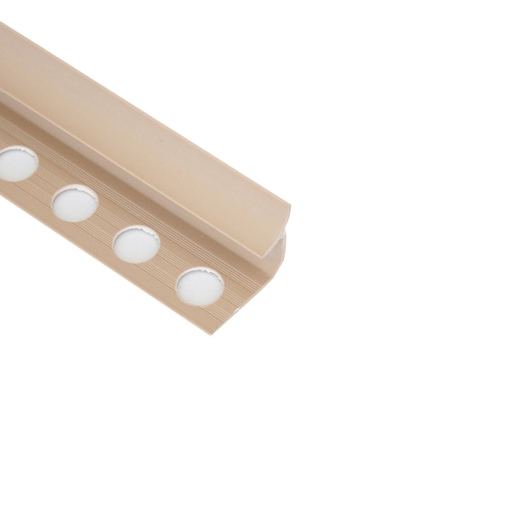 Bagheta concava Genesis, PVC, 9 mm, 2.5 m, Caramel