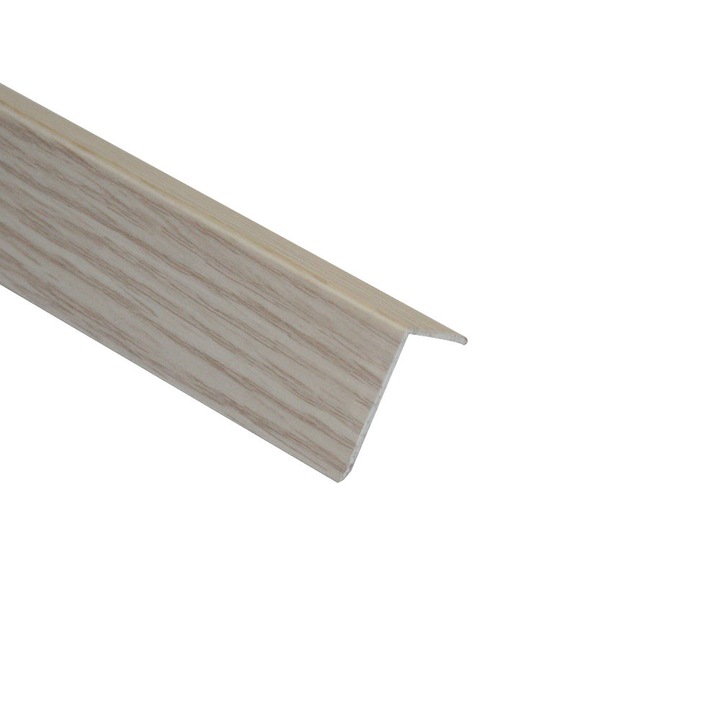 LCF257.153-Cornier LINECO flexibil din PVC 25x25mm, artar alb, 2,75 m