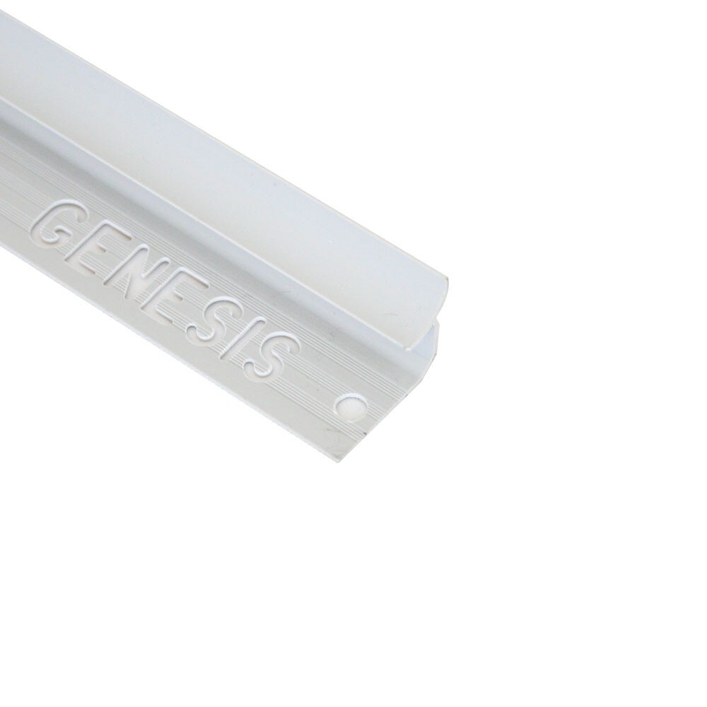 ETI090.11-Bagheta concava GENESIS din PVC A= 9mm, gri, 2,5 m