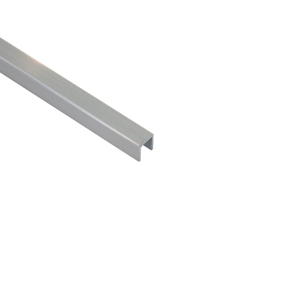 UPD107.91-Profil U decorativ PROLUX din eloxALUM20, 10x9mm,argintiu lucios, 2,7 m