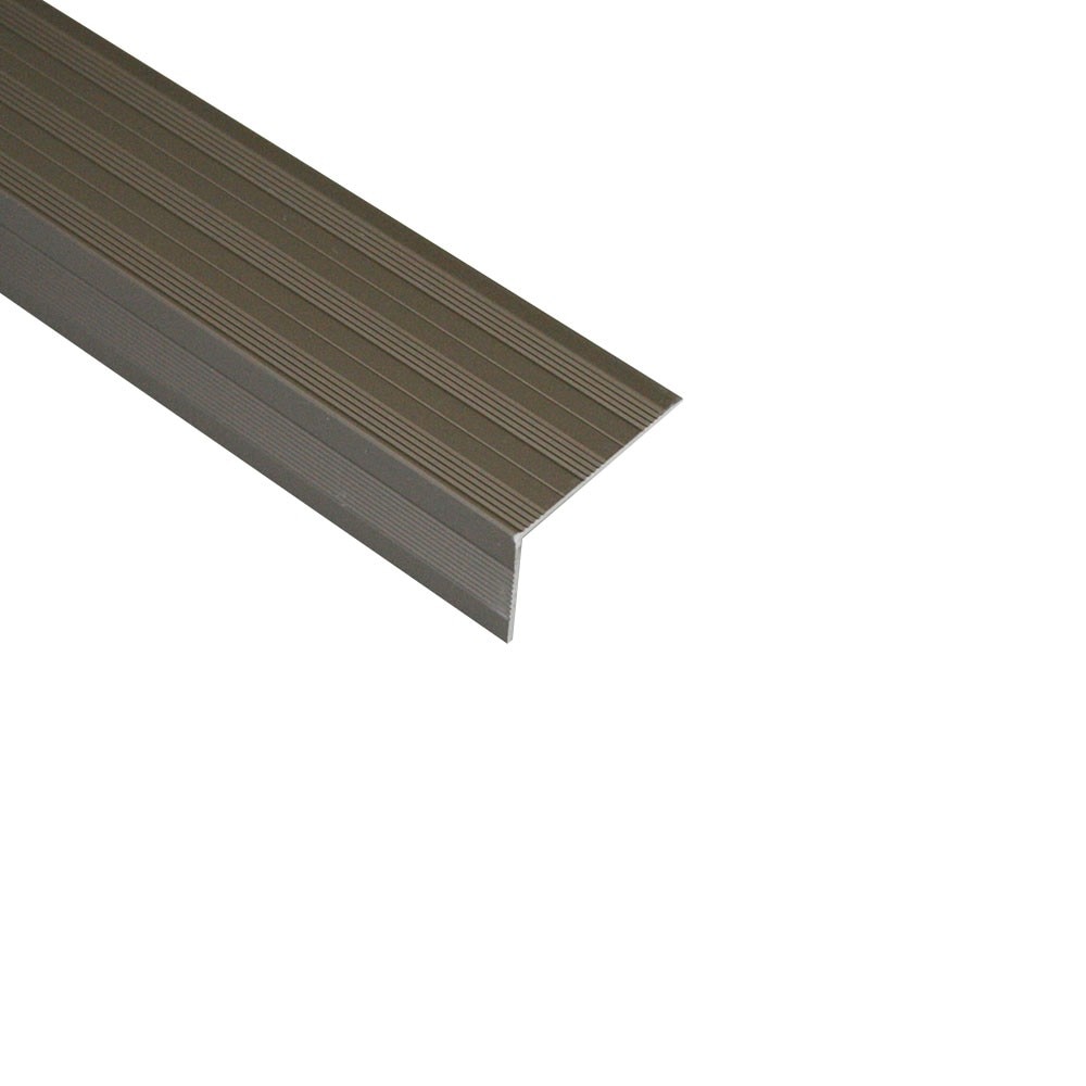 Protectie treapta Prolux din eloxALUM20, 41x25 mm, 2.7 m, Bronz satinat