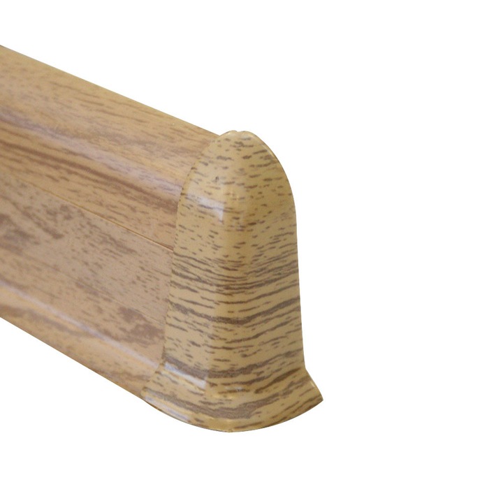 Set 4 buc piese de colt exterior plinta PBC605.40, stejar