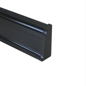 Set 4 buc piese de inchidere stanga plinta PBC605.16, negru Set 4 buc piese de inchidere stanga plinta PBC605.16, negru