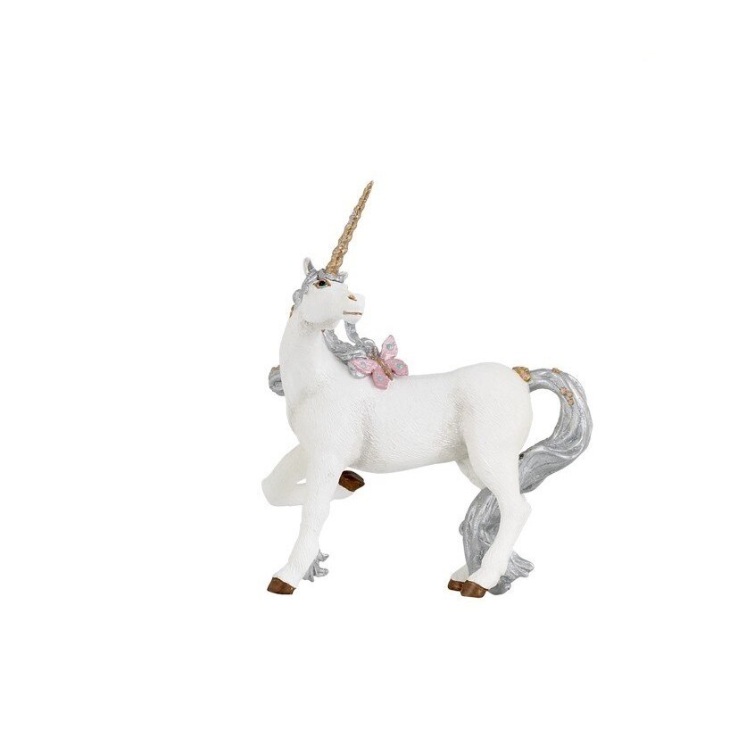 Figurina Papo-Unicorn argintiu