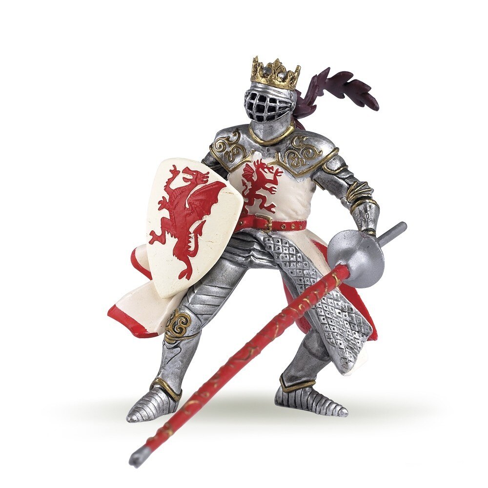 Figurina Papo-Regele Dragon rosu