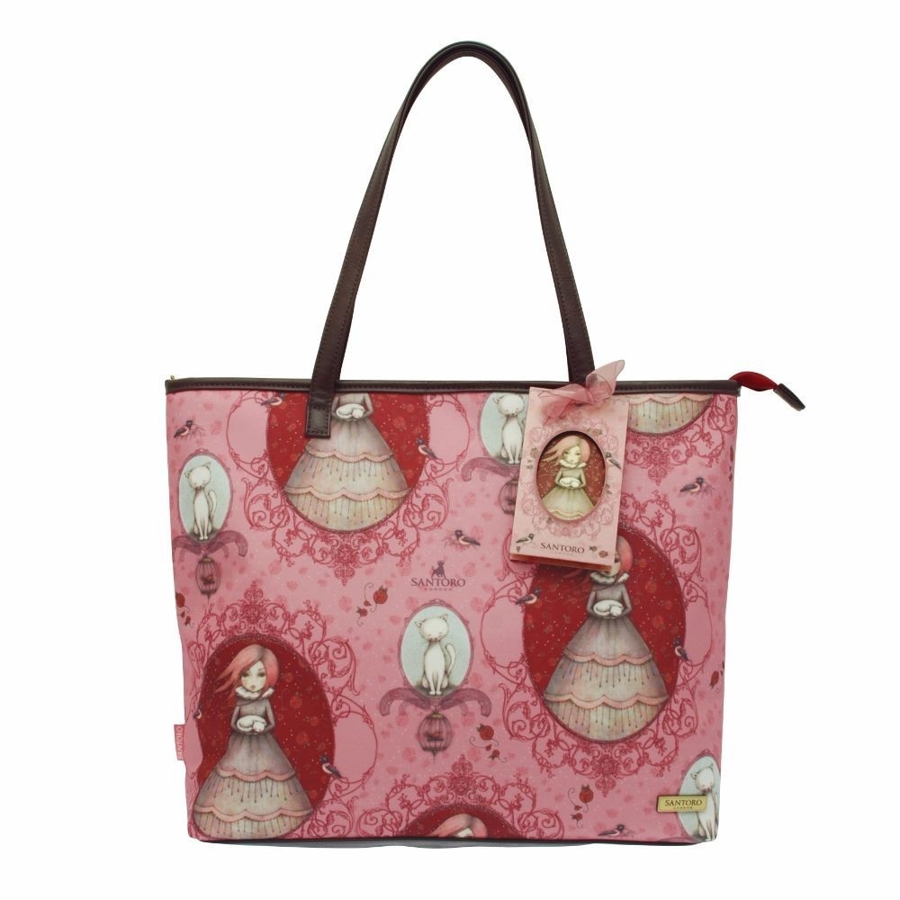 Mirabelle-Geanta cumparaturi fermoar 38x31x11cm-Travellers