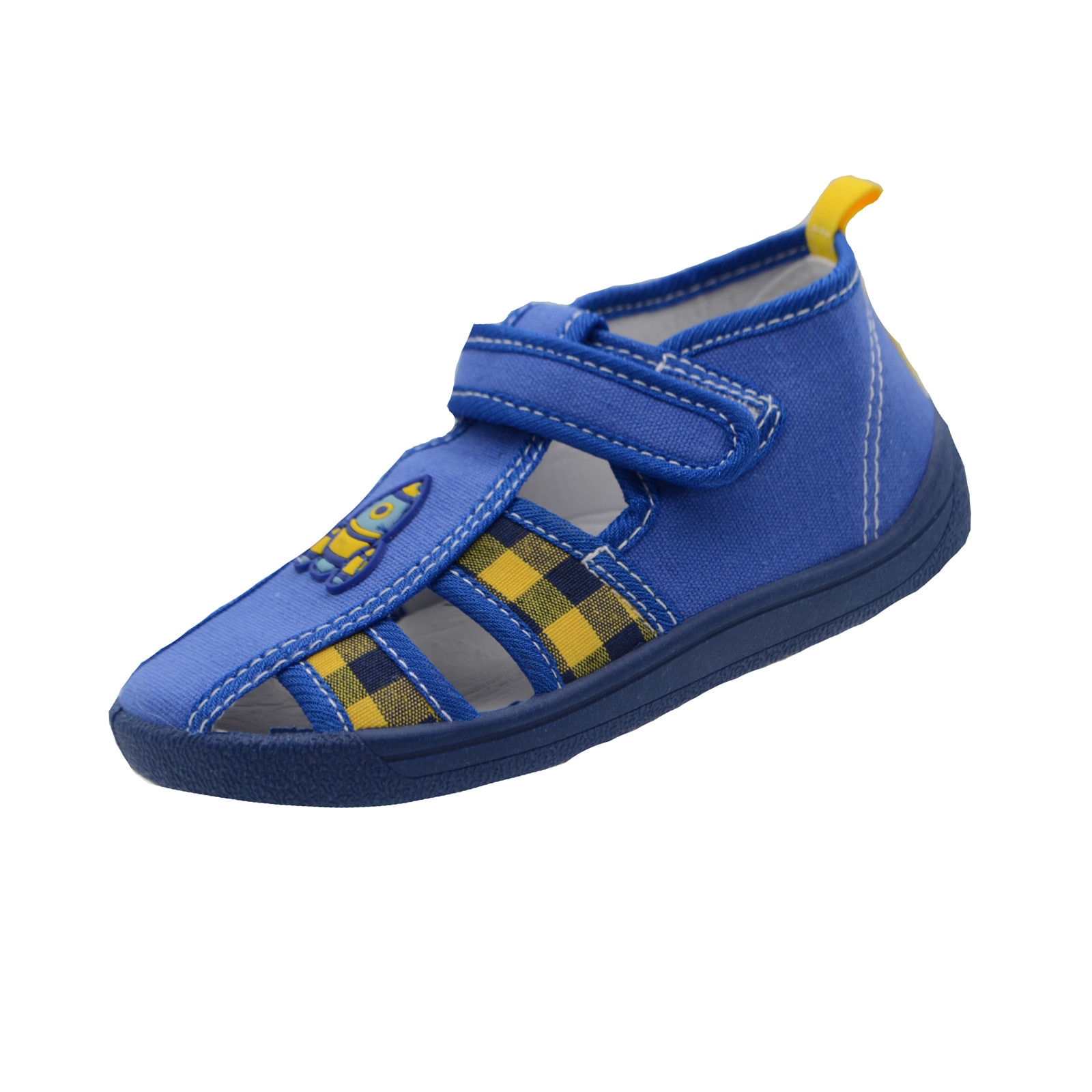 Sandale din panza pentru baieti American Club TEN23/20, Albastru 28784