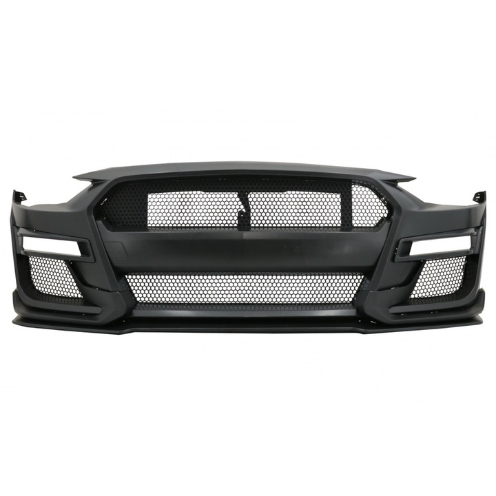 Első lökhárító kompatibilis a Ford Mustang Mk6 VI Generation 6 Facelift (2018-2019) GT500 Design (FBFMUFGT500) modellel