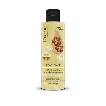 Ulei natural regenerator Lirene Superfood cu INCA-INCHI pentru indepartarea machiajului, 100ml Ulei natural regenerator Lirene Superfood cu INCA-INCHI pentru indepartarea machiajului, 100ml