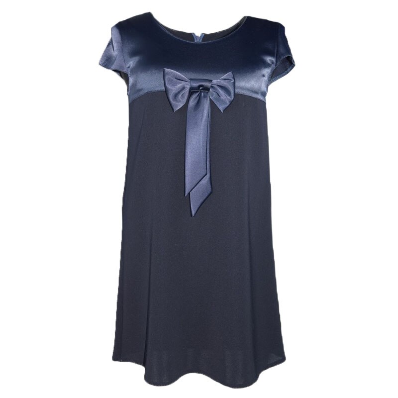Rochita pentru fete Mini Junior 128-85B, Bleumarin 56239