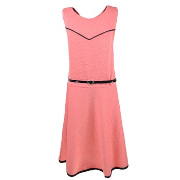 Rochita pentru fete Mini Junior 128-62C, Coral 128 cm Rochita pentru fete Mini Junior 128-62C, Coral 128 cm