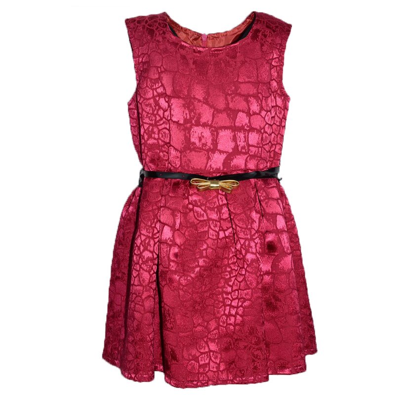 Rochita pentru fete Mini Junior 110-95V_110 cm, Visiniu 56446