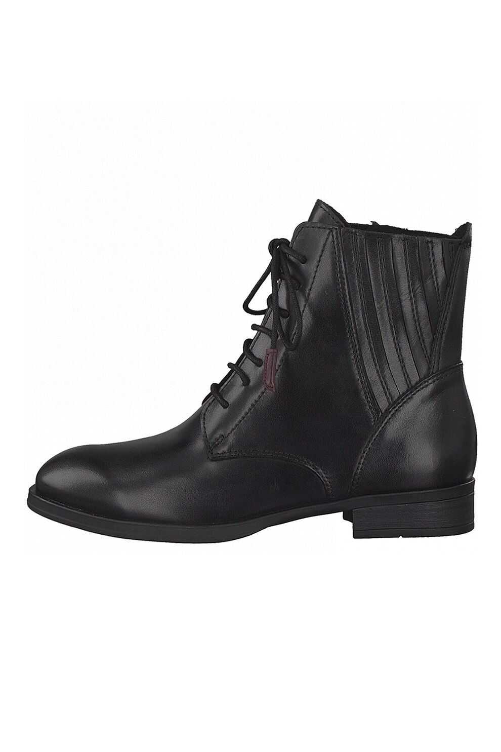 Marco Tozzi, Ghete high-cut de piele, Negru