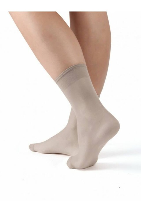 Set 2 perechi dresuri dama, Evona, Poliamida, Marime 36-41, Bej