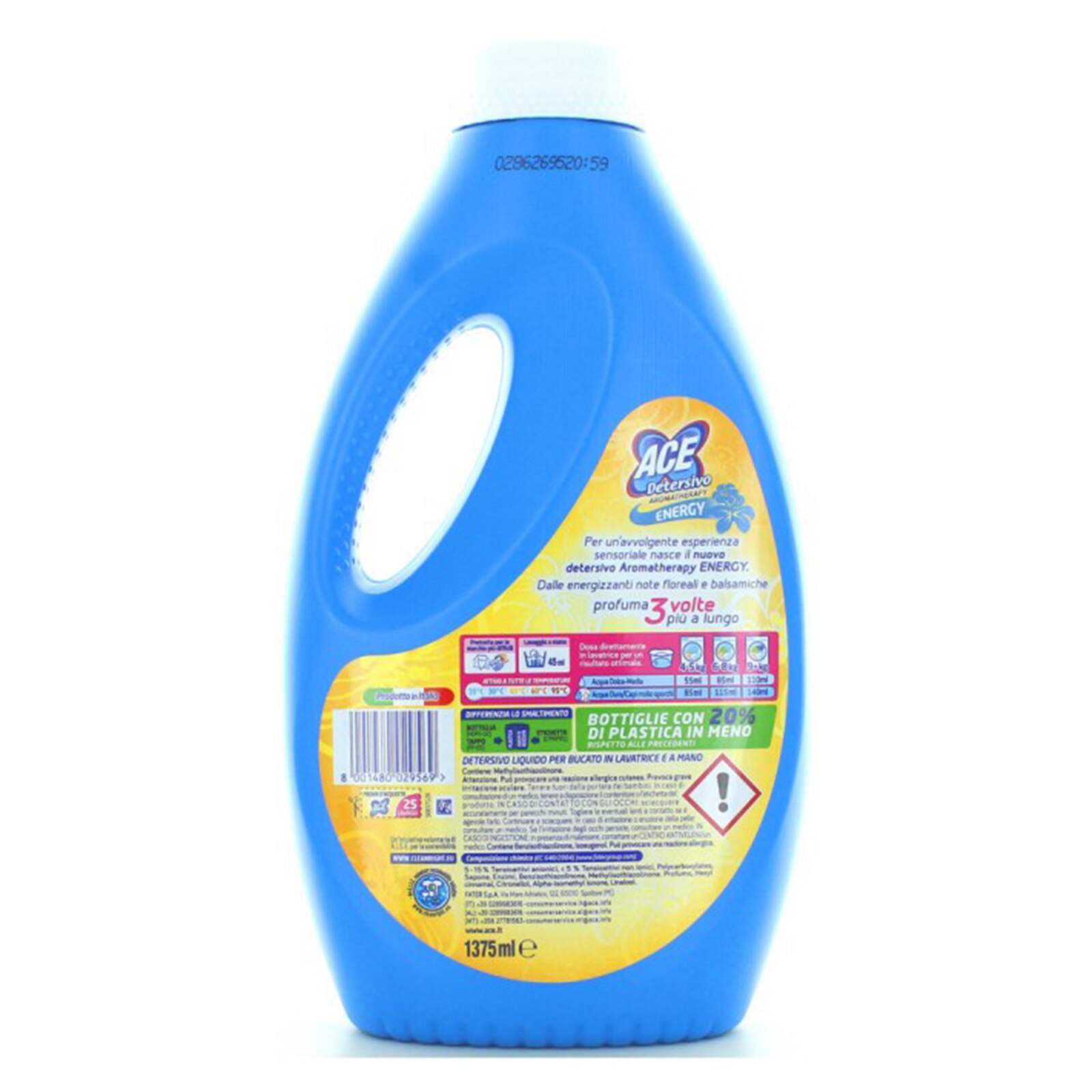 Detergent igienizant ACE Aromatherapy Energy, 25 Spalari, 1375 ml eMAG.ro