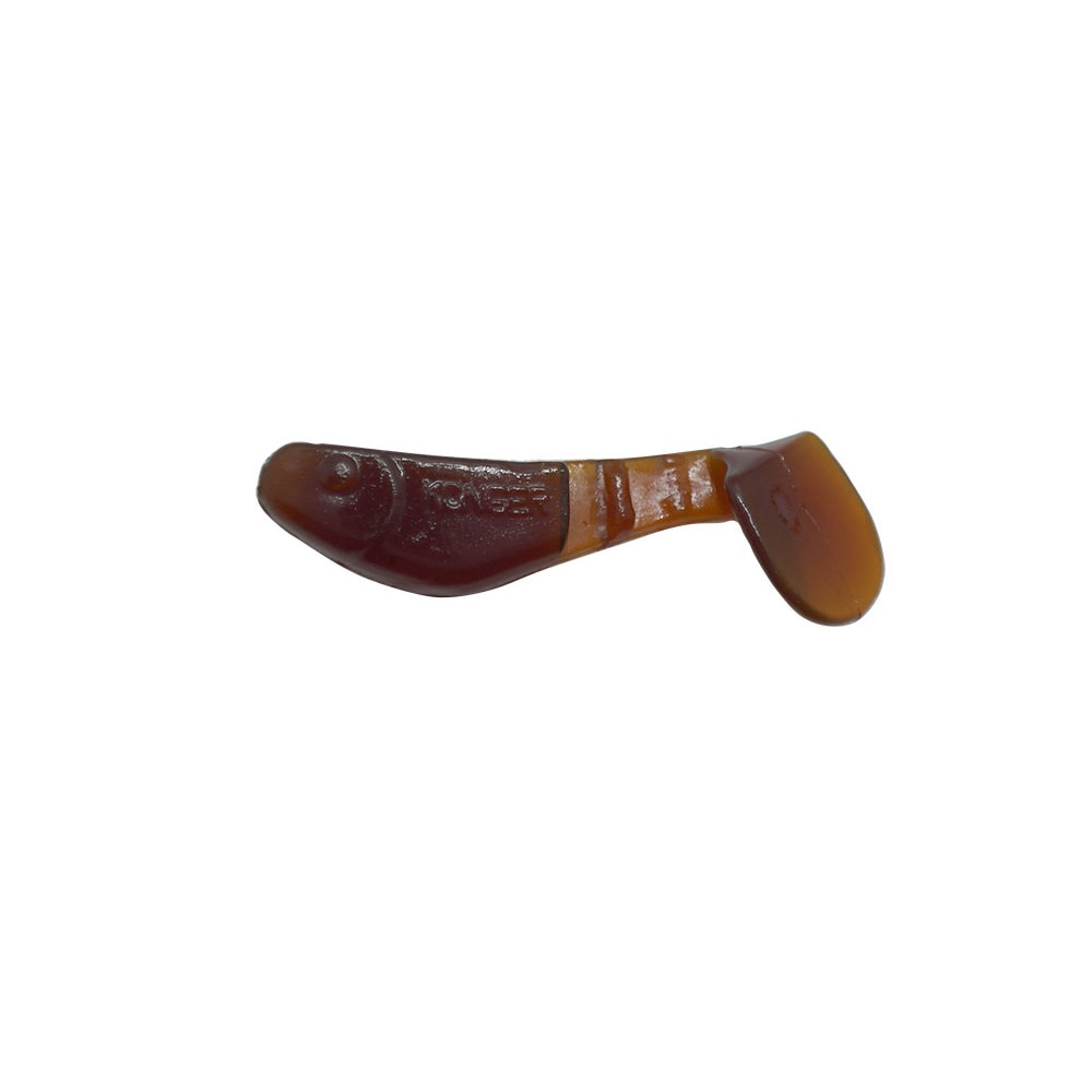 Set 10buc Shad Konger Killer Shadow 3.5cm, 0.7gr, culoarea Motoroil