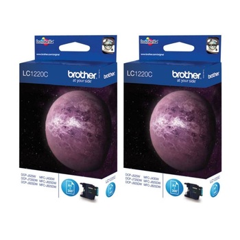 Set Cartus cerneala Brother Original 2x LC1220C Cyan 600 pagini Set Cartus cerneala Brother Original 2x LC1220C Cyan 600 pagini