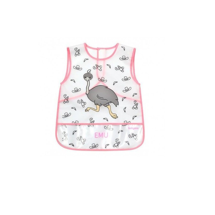 Válogatós előke BabyOno 407141, rózsaszín 24 hónap+