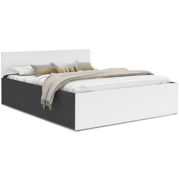 Pat rabatabil Eurotel, TIVOLI, 90x200 cm, Saltea inclusa, MDF, Gri/Alb Pat rabatabil Eurotel, TIVOLI, 90x200 cm, Saltea inclusa, MDF, Gri/Alb