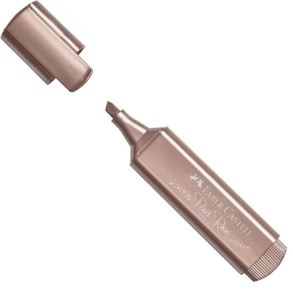 Textmarker Faber – Castell 1546, Roz Metalizat