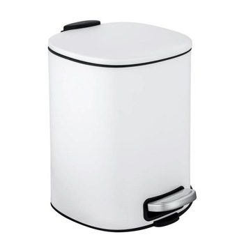 Cos de gunoi cu functie Easy-Close ALASSIO, 5 L, Alb, Wenko Cos de gunoi cu functie Easy-Close ALASSIO, 5 L, Alb, Wenko