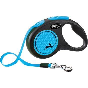Lesa Flexi banda M 5 m/25 kg albastru neon 209322 Lesa Flexi banda M 5 m/25 kg albastru neon 209322