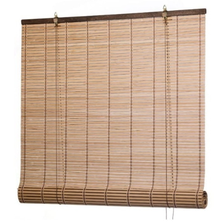 Jaluzea din bambus de tip rulou, 182 x 91 cm