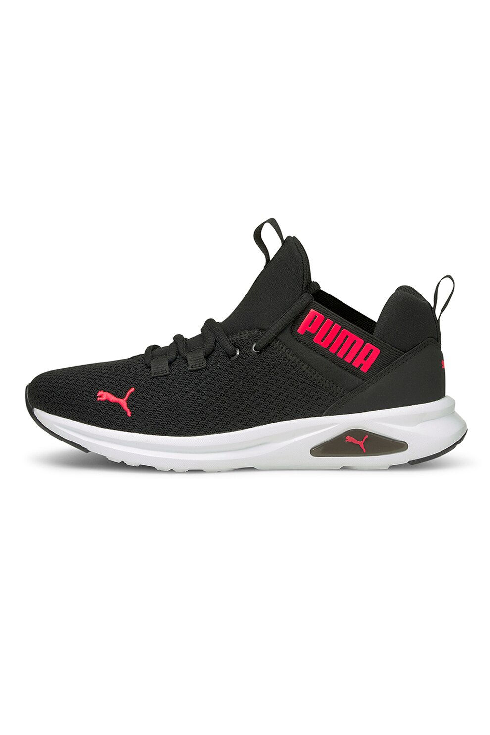 Puma, Pantofi slip-on pentru alergare Enzo 2 Uncaged, Negru/Rosu