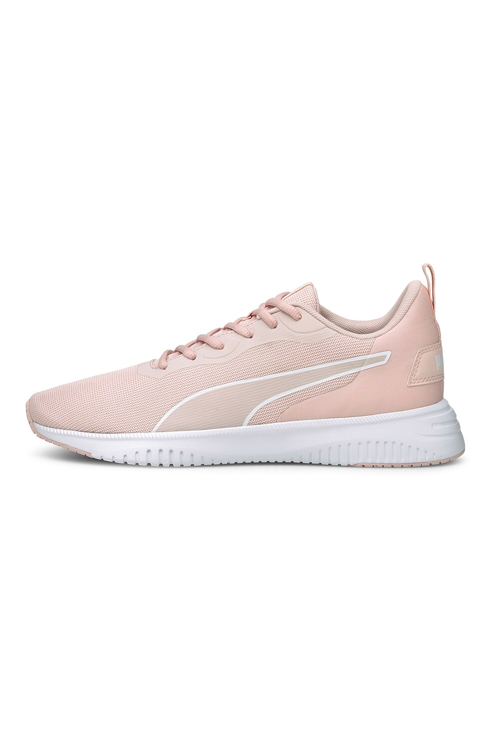 Puma, Pantofi din plasa pentru alergare Flyer Flex, Roz piersica/Alb