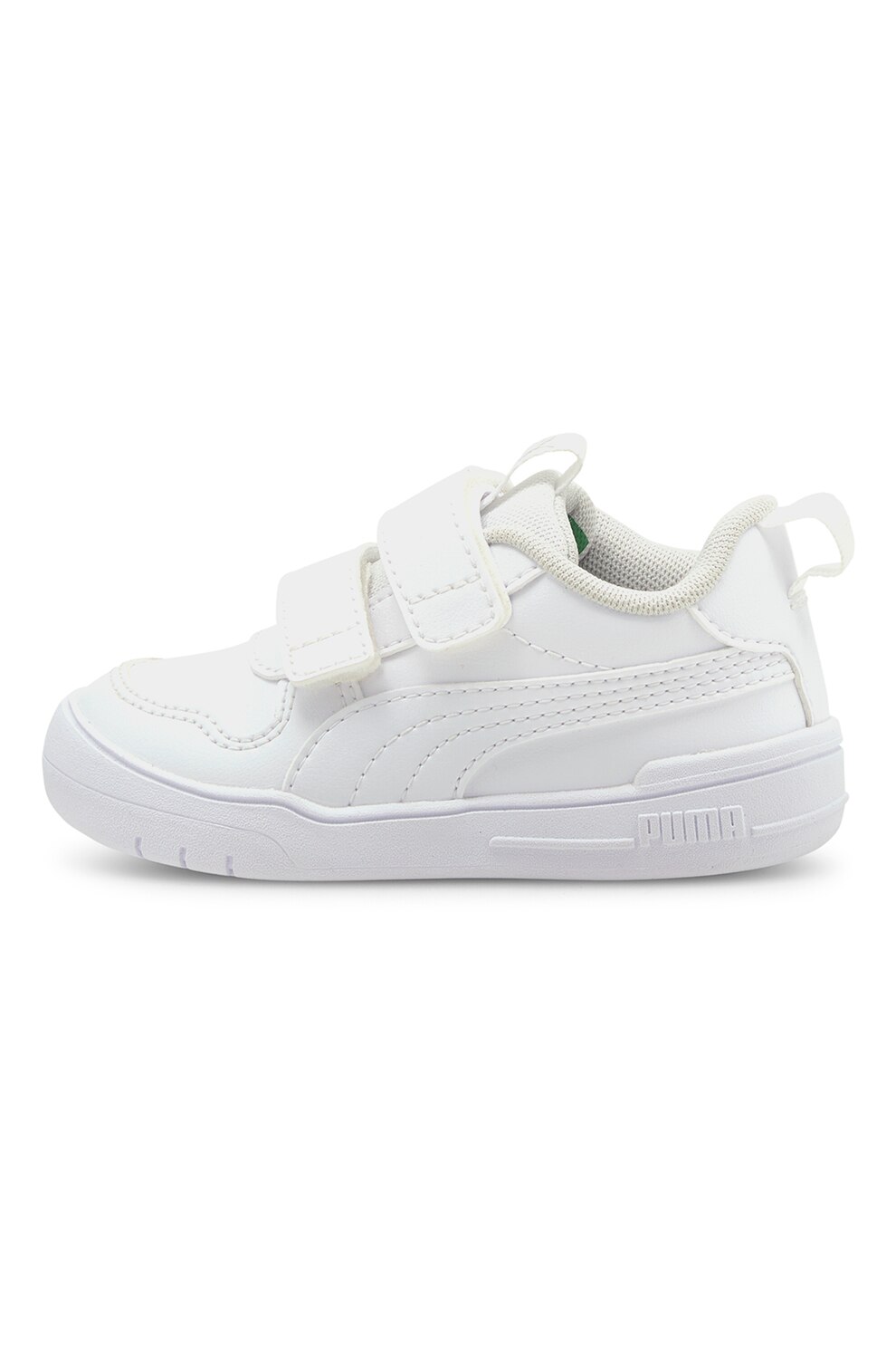 Puma, Pantofi sport de piele ecologica Multiflex, Alb