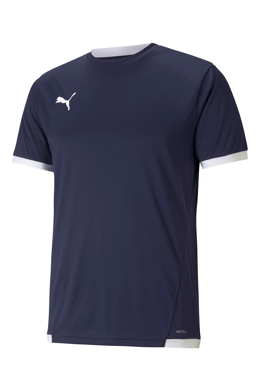 Puma, Tricou cu decolteu la baza gatului pentru fotbal teamLIGA, Bleumarin, S