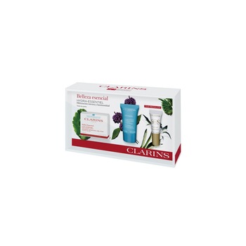 Set Clarins Hydra Essentiel, Crema de fata 50 ml + Masca hidratanta 15 ml + SOS Primer 00 10 ml + plic FDT Skin Illusion Set Clarins Hydra Essentiel, Crema de fata 50 ml + Masca hidratanta 15 ml + SOS Primer 00 10 ml + plic FDT Skin Illusion