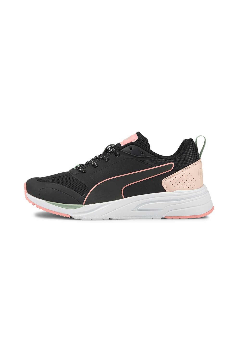 Puma, Pantofi sport din plasa Avionic, Negru/Roz