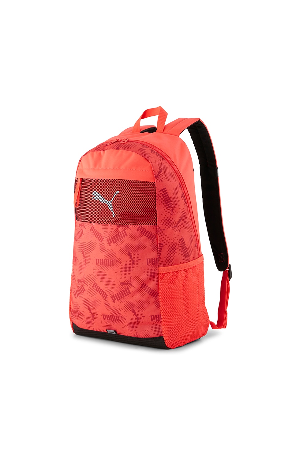 Puma, Rucsac cu imprimeu si barete ajustabile, Oranj mandarina
