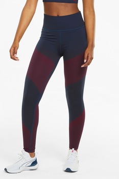 Puma, Colanti 7/8 cu tehnologie dryCell si talie inalta pentru antrenament Women's, Bleumarin inchis/Rosu Bordeaux Puma, Colanti 7/8 cu tehnologie dryCell si talie inalta pentru antrenament Women's, Bleumarin inchis/Rosu Bordeaux