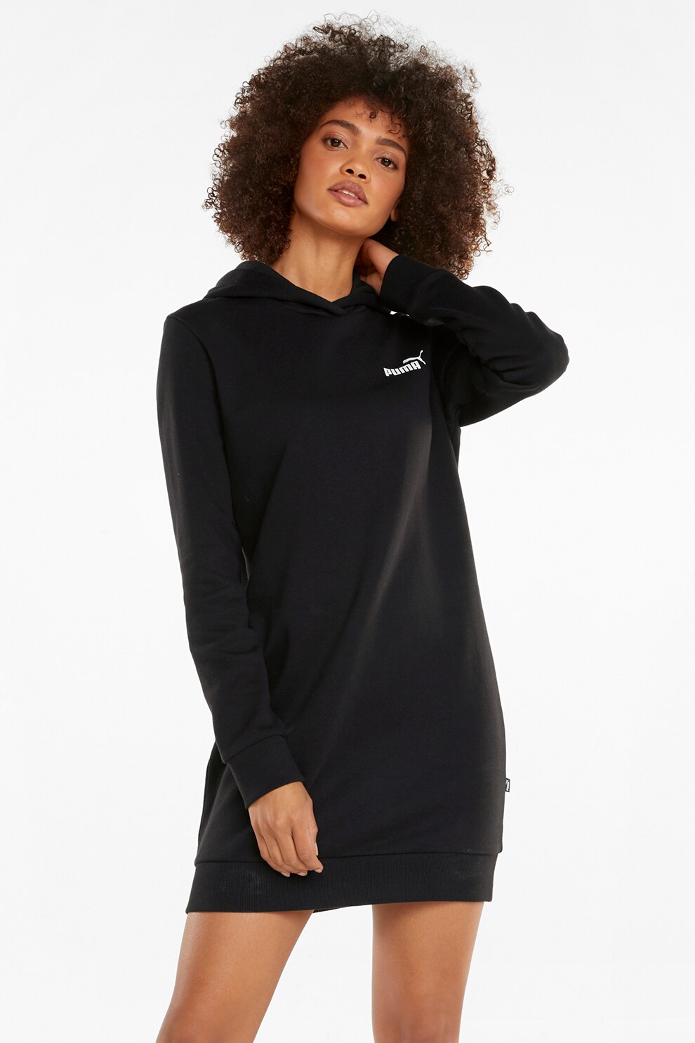 Puma, Rochie -hanorac din amestec de bumbac, Negru