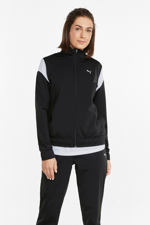 Puma, Trening cu imprimeu logo, Negru, XS