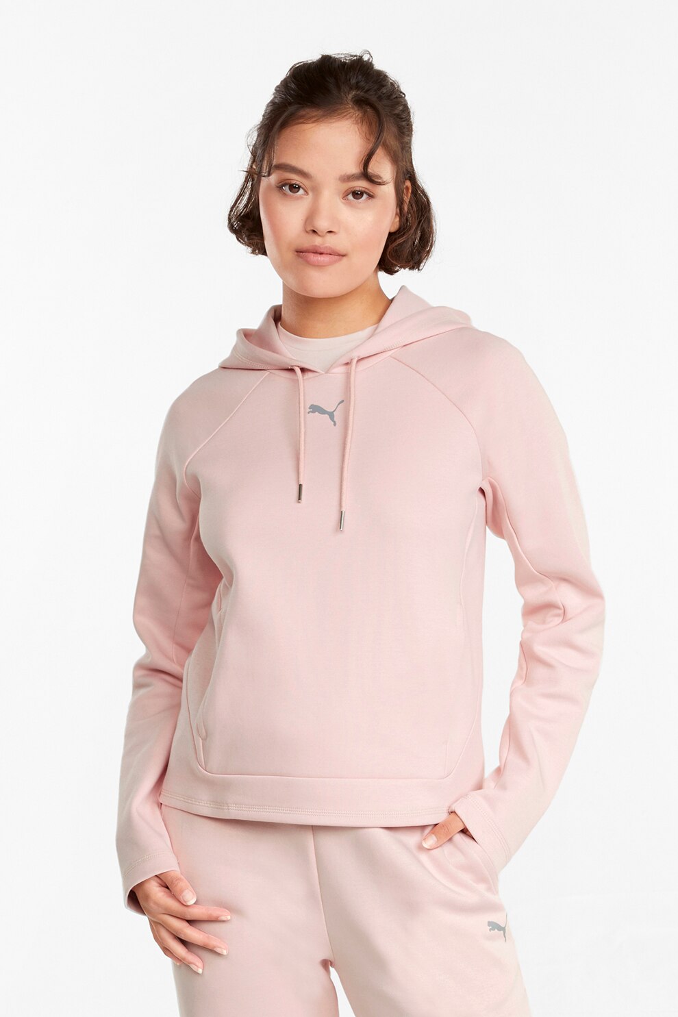 Puma, Hanorac cu buzunar frontal, Roz pal