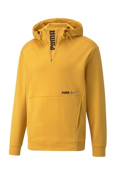 Puma, Hanorac cu fenta cu fermoar scurta, Galben Puma, Hanorac cu fenta cu fermoar scurta, Galben