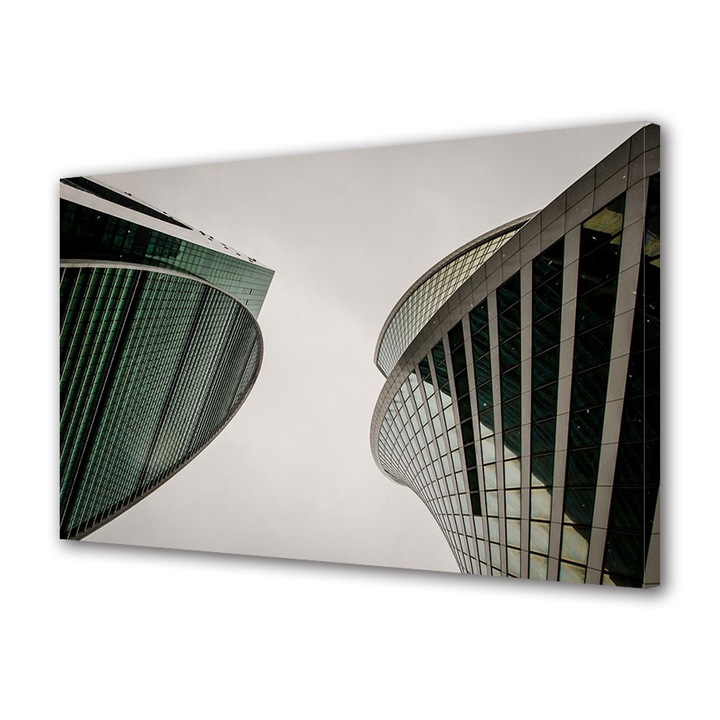 Tablou Canvas Premium, Art Star, Arhitectura organica a orasului, Urban, Panza pe cadru de lemn, Decoratiuni Moderne pentru Casa, 50 x 70 cm