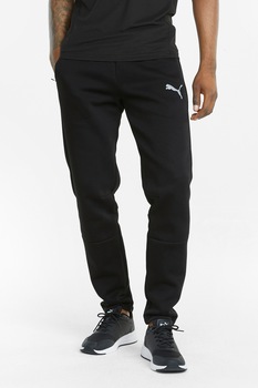 Puma, Pantaloni sport conici cu buzunare laterale EvoStripe dryCELL, Negru Puma, Pantaloni sport conici cu buzunare laterale EvoStripe dryCELL, Negru