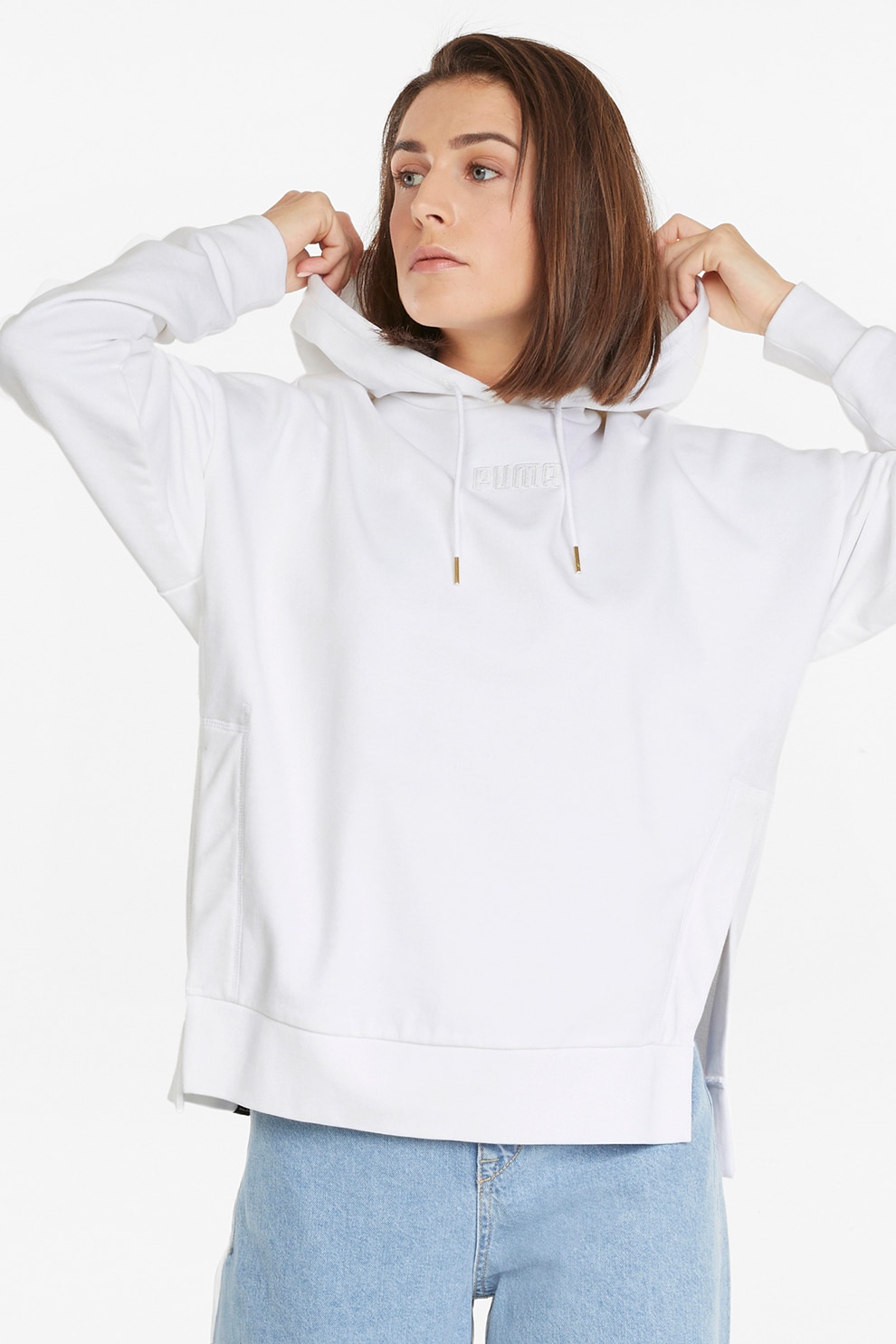 Puma, Hanorac cu slituri laterale HER, Alb