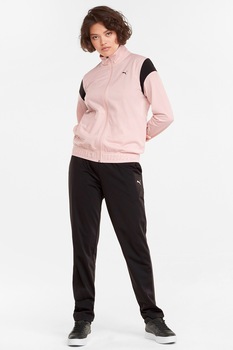 Puma, Trening cu imprimeu logo, Roz pastel/Negru Puma, Trening cu imprimeu logo, Roz pastel/Negru