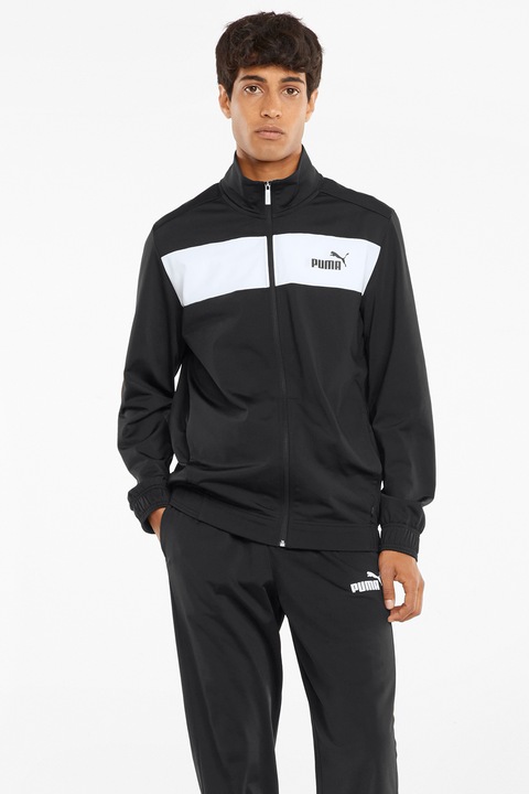 Puma, Trening regular fit cu logo, Negru, XS