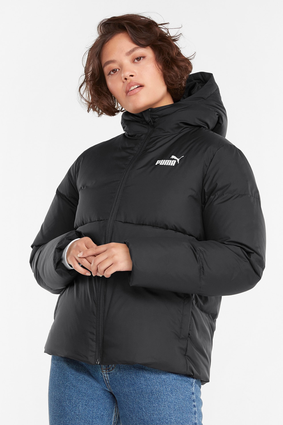 Puma, Geaca cu umplutura de puf Essentials, Negru