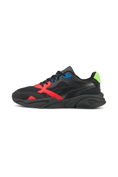 Puma, Pantofi sport cu logo RS-X Millennium, Negru/Rosu/Verde Puma, Pantofi sport cu logo RS-X Millennium, Negru/Rosu/Verde