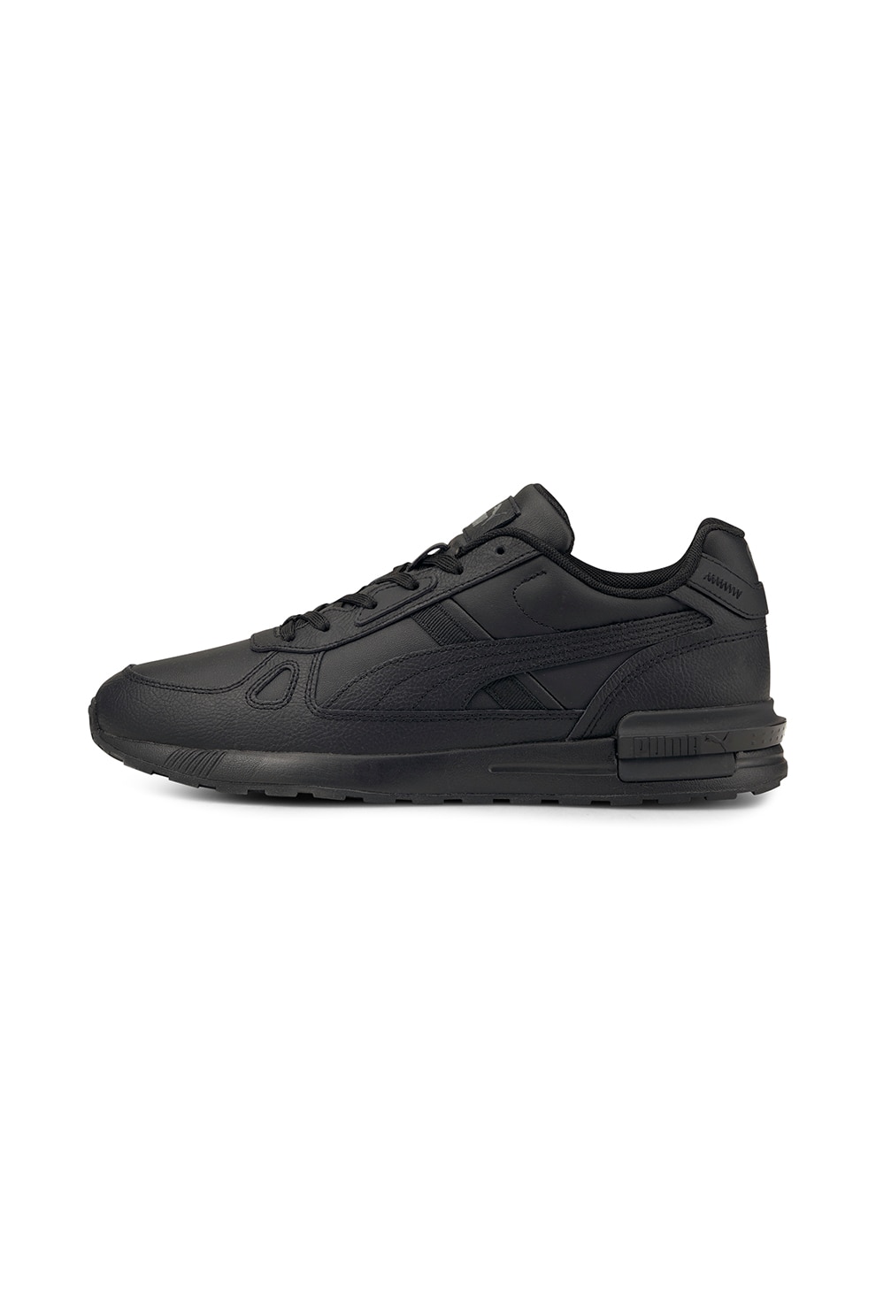 Puma, Pantofi sport de piele Gravitation Pro, Negru