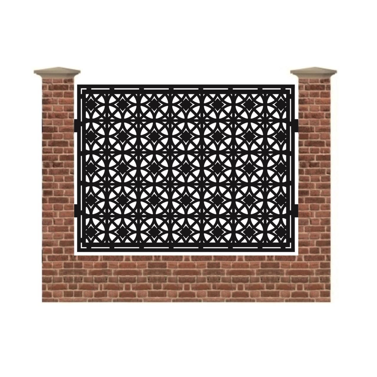 Panou de gard mare din tabla debitata cu plasma MAX GC 1500x1940 mm